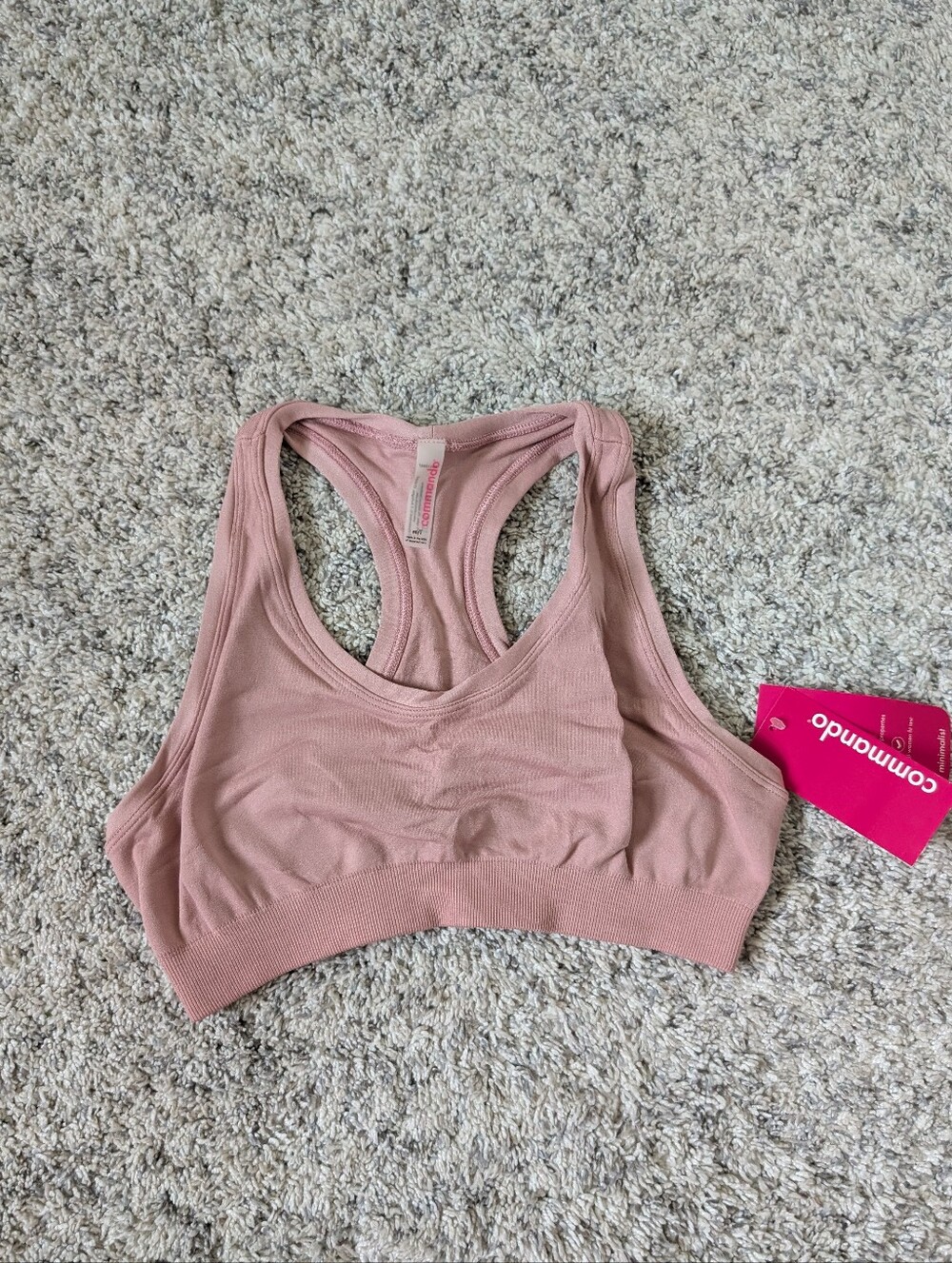 Commando Women's Pink Minimalist Bralette M/L